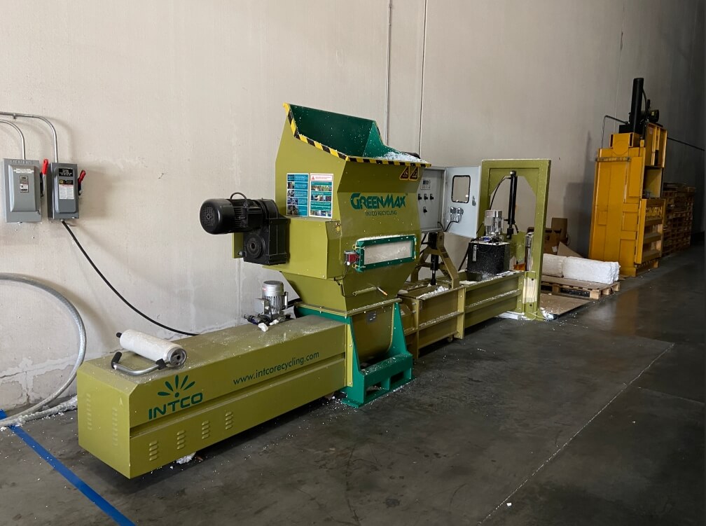compattatore GREENMAX per polistirolo espanso (EPS)